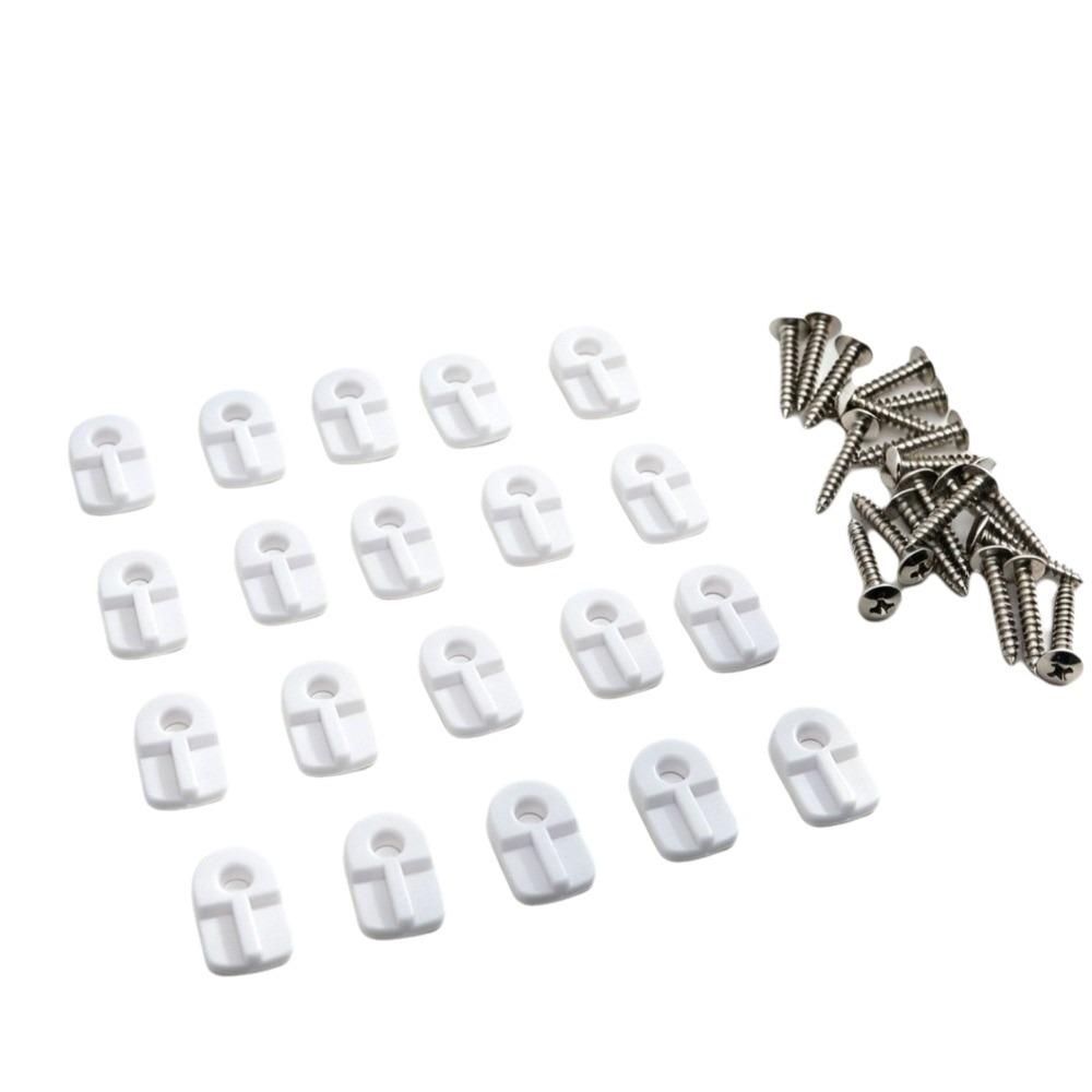 12/20/30/50Pcs Windproof Mesh Screen Holder for Securing Window Screens and Storm