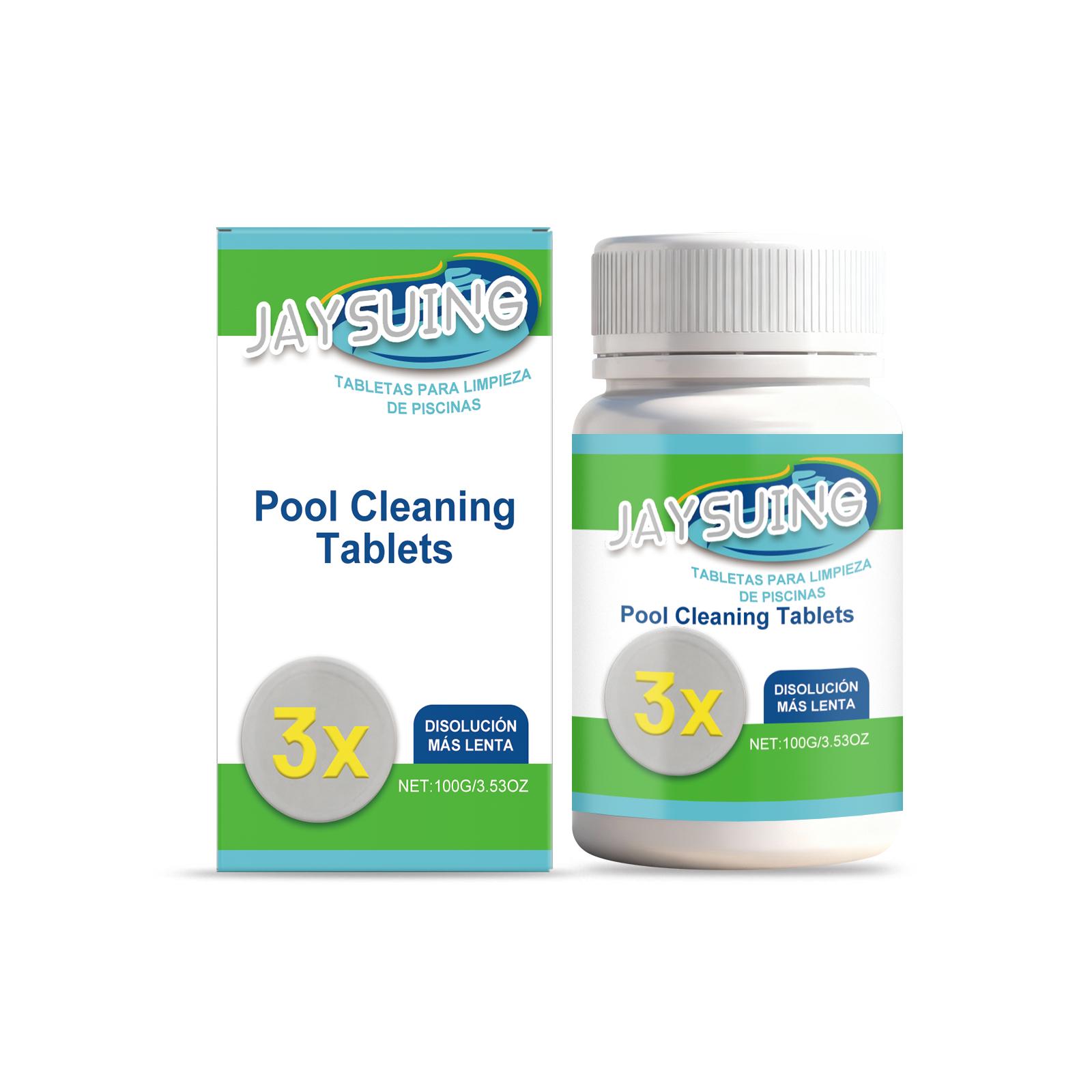 Pool cleaning tablets Gentle cleaning, removes odors and stains, easy to use, suitable for home use cleaning tablets 100g