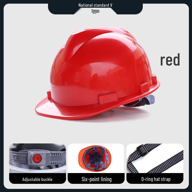 Iron Head V-Type Safety Helmet: Anti-Smash, Impact-Resistant, Ideal for Construction Engineers
