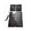 Flexible Solar Operated Exhaust Fan Temperature Control Device for Motorhomes Ships Hen Houses Dog Dens Ventilation