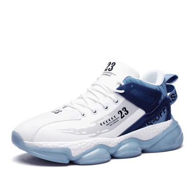 Scarpe Casual 2024 Moda Pelle Uomo Antiscivolo Resistenti all'Usura Sneakers High Top Piatte Scarpe da Passeggio Impermeabili Scarpe da Lavoro
