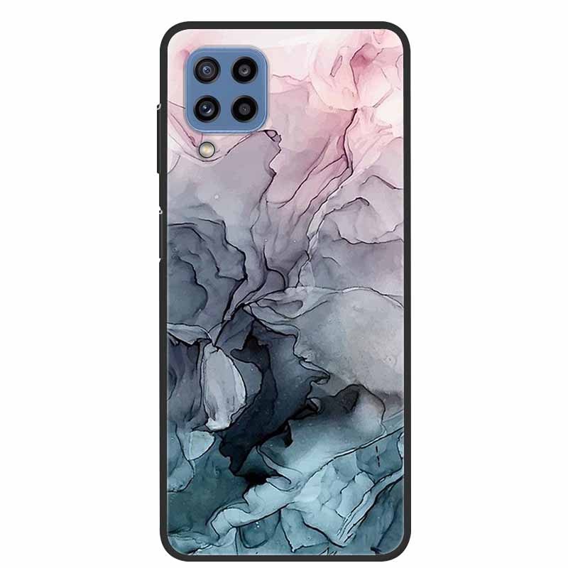 For Samsung Galaxy A12 Case Marble TPU Silicone Soft Phone CoverFor Samsung Galaxy M12 Case Samsung F12 Protector Gift New Para