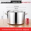 Yiceng 304 Stainless Steel Large Commercial Soup Pot