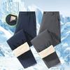 Plus Velvet Pants Men's Autumn and Winter Loose Men's Casual Pants Elderly Winter Clothes Thick Cotton Pants Outer Wear