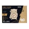 ROBOTIME ROKR Owl Clock Mechanical Gears 3D Wooden Puzzle LK503