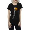 Disney Womens/Ladies Mickey Mouse Climbing Silhouettes Cotton T-Shirt