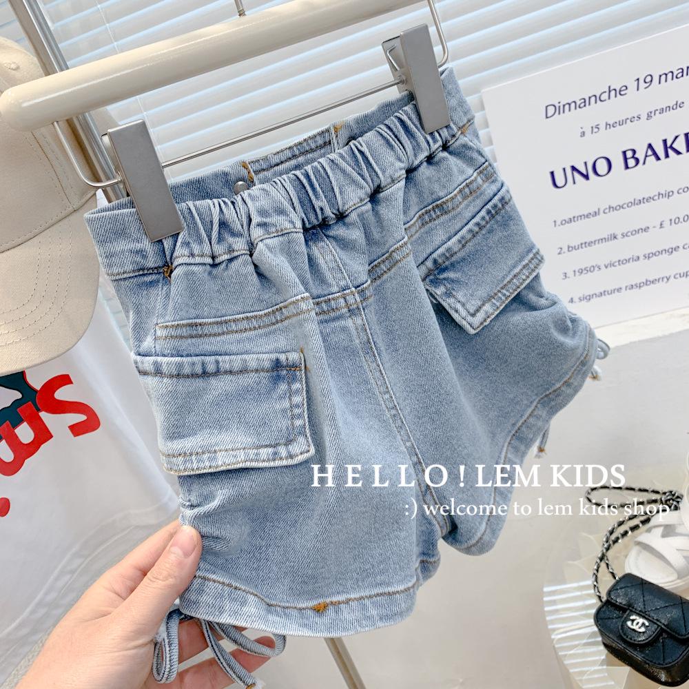 Girls' Summer Denim Shorts - 2022 Thin Style Hot Pants for Kids
