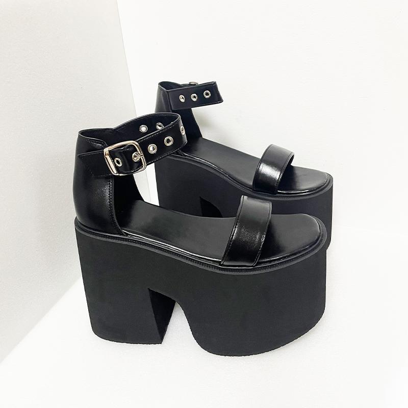 Fashion 13cm New Popular Wedge Heels Thick-soled Fashionable Large-sized Women's Summer Outerwear Slippers Plus Size 34-41 Zapatos Mujer