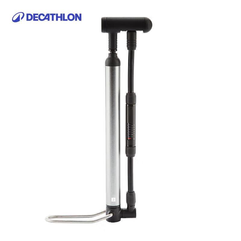 Decathlon Portable Bike Pump with Dual Valve One Size