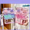 Childrens Cartoon Water Bottle With Pc Material And Straw For School And Outdoor Use