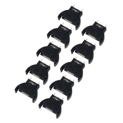 Multiple Compatible CR2032 Coin Battery Holder Toolless Installation ABS Housing for Remote Controls and Toys