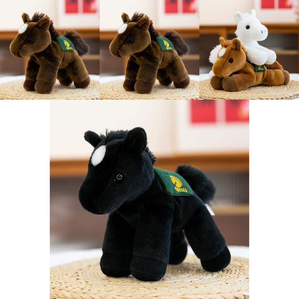 Plush Pony Toy With Pp Cotton Filling For Kid Room Decor And Comfort