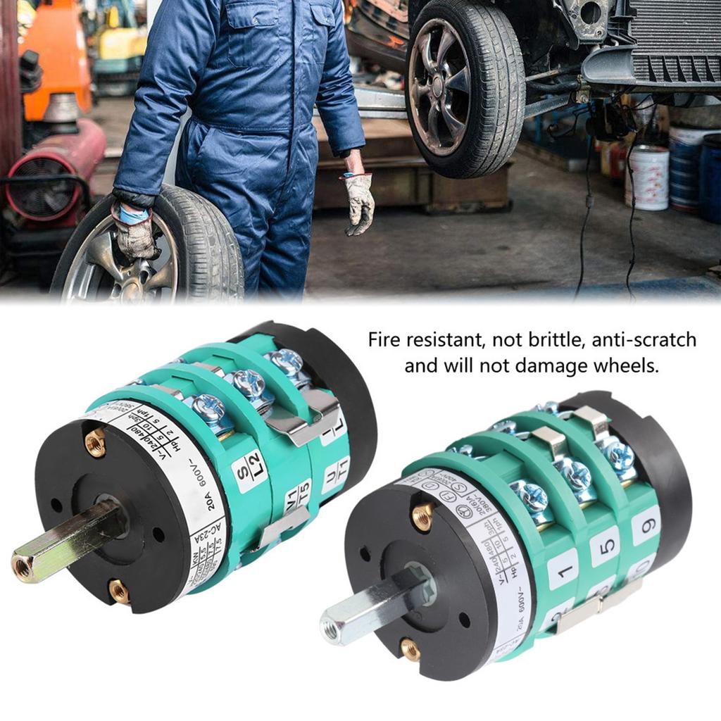 220V/380V Tire Changer Machine Motor Forward Reverse Switch Turn Table Pedal Switch Machine Car Tire Changer Tool ABS