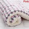 S-3XL Winter Extra Thick Pet Mat Soft Flannel Dog Bed Winter Warm Cat Dog Blanket Puppy Sleeping Cushion Bed Blankets Supplies
