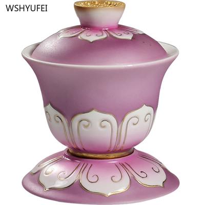 Keramik Lotus Weihwasserbecher Familien Buddha Halle Opferbecher Vor Buddha Guanyin Wasserreinigungsbecher