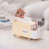 With Spring Desktop Storage Box Space Saving Napkin Dispenser Durable Tissue Box  Bedroom