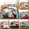 Anime Spy X Family Anya 3D Duvet Cover Bedding Set Comforter Linen Pillowcases Home Decor Single Double Twin King Queen