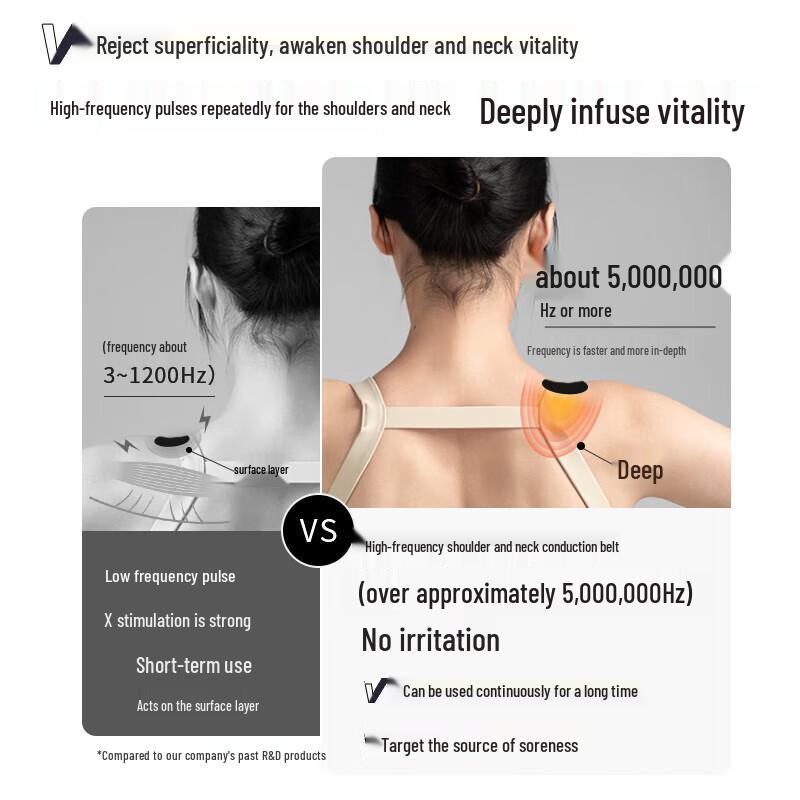 Panasonic Small V-Neck High-Frequency Pulse Massager