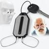 Nose Clip Reading Eyeglasses Men Ladies Portable Hyperopia Glasses Transparent Glasses Folding Glasses with Keychain +10 To +30 +1.0 +3.0