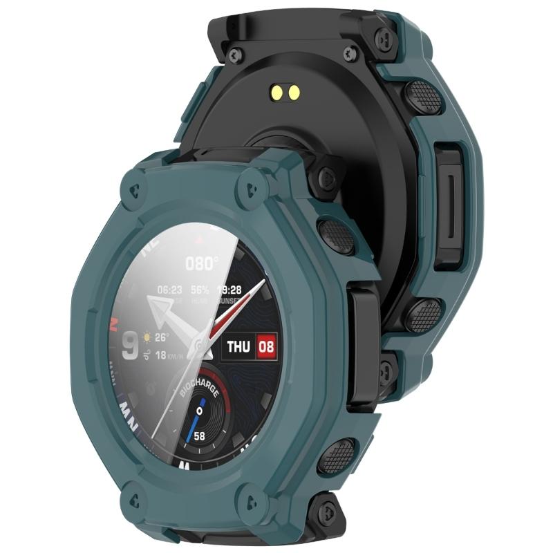 Antiscratch PC Hard Cover Screen Protector With Build In Tempered Glass For Fitness Trackers Wearable Device Lightweight