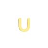 Stainless Steel Non-Fading English Letter Pendant Charms for DIY Jewelry, 26 Letters Available