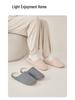 Lida Ni Women's Japanese Silent Non-slip Indoor Slippers for Postpartum, Wooden Floors, Soft Cotton Sole, Autumn/Winter.