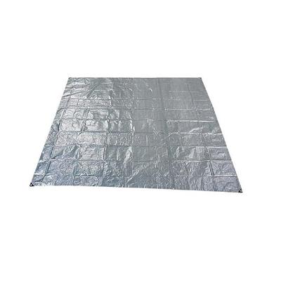 CAPTAIN STAG Leisure Sheet Picnic Sheet Multi-seat Silver Leisure Sheet 262 X 262 Cm 4.5 Tatami 12 Grommets Included 6 Pins UB-3076