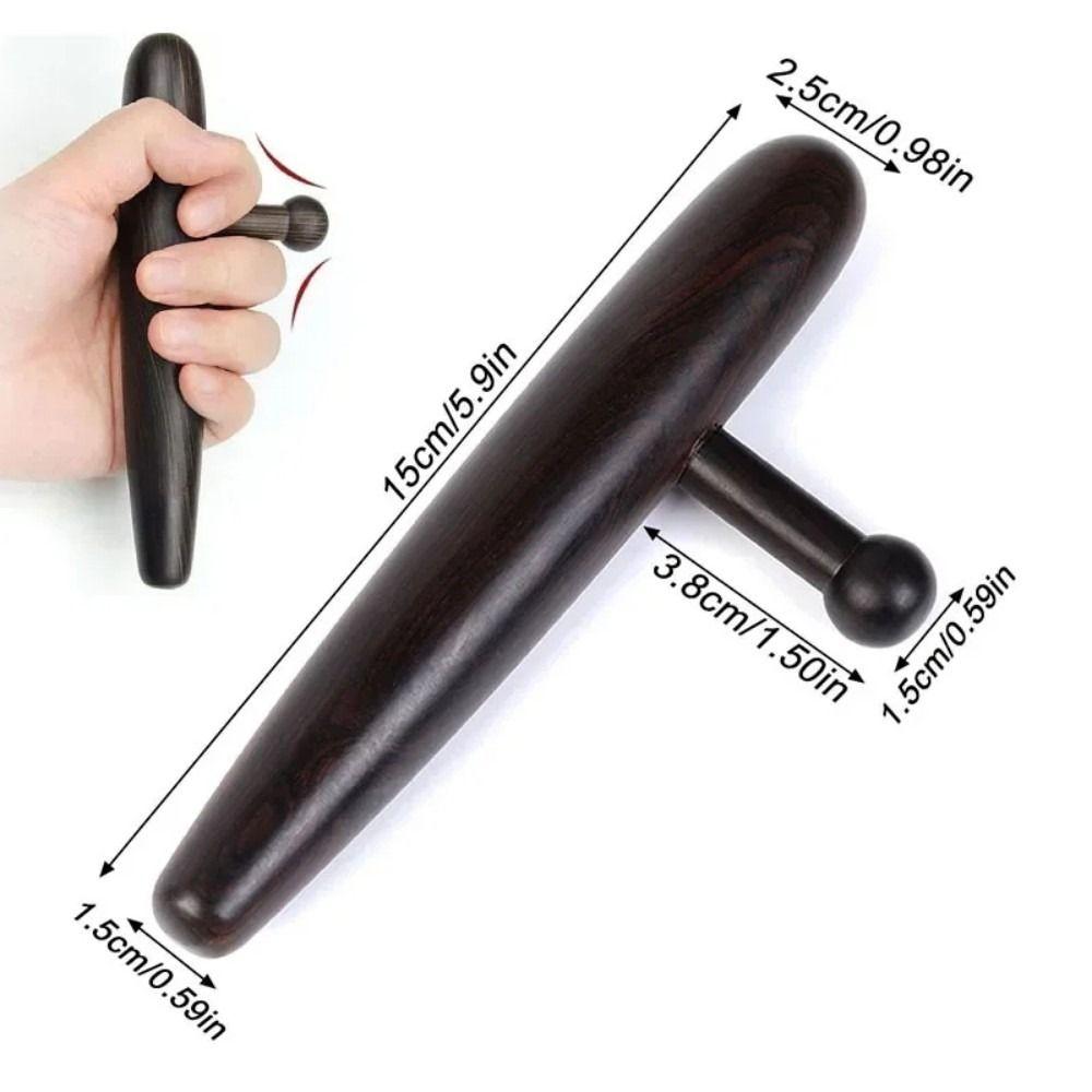Handheld Gua Sha Point Massage Tools Wooden Stress Relief Sandalwood Foot Massager Muscle Relaxation Acupressure Pen