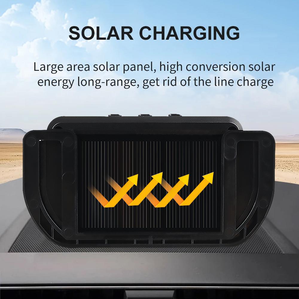 Car Tyre Pressure Monitor With 4 External Sensors Temperature Warning Fuel Save Tire Pressure Monitoring System Solar TPMS T14-1
