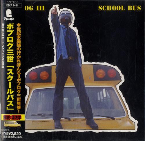 

CD BOB LOG III School Bus ESCA7444PROMO Epitaph 1999 Japan Rock Used