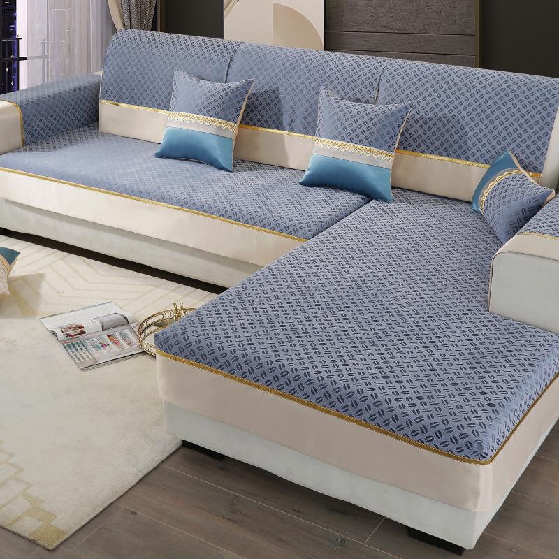 Chenille Sofa Cushion, All-season Universal Anti Slip Fabric Seat Cushion, New Blanket Cover, Full Coverage Sofa Cover, Cloth Towel