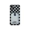 Checkerboard Card-Insertable iPhone 11/12 Pro Case for Women, Fits XR/XS Max.