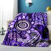 Aboriginal Art Home Customize Your Name Blankets Comfortable Soft Lightweight Allseason Multipurpose Blanket For Picnics Sofas Offices Beds Living
