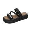 New Slippers Women's Summer Fashion Pearl Thick Bottom Two Wear Beach Cool Slippers Women