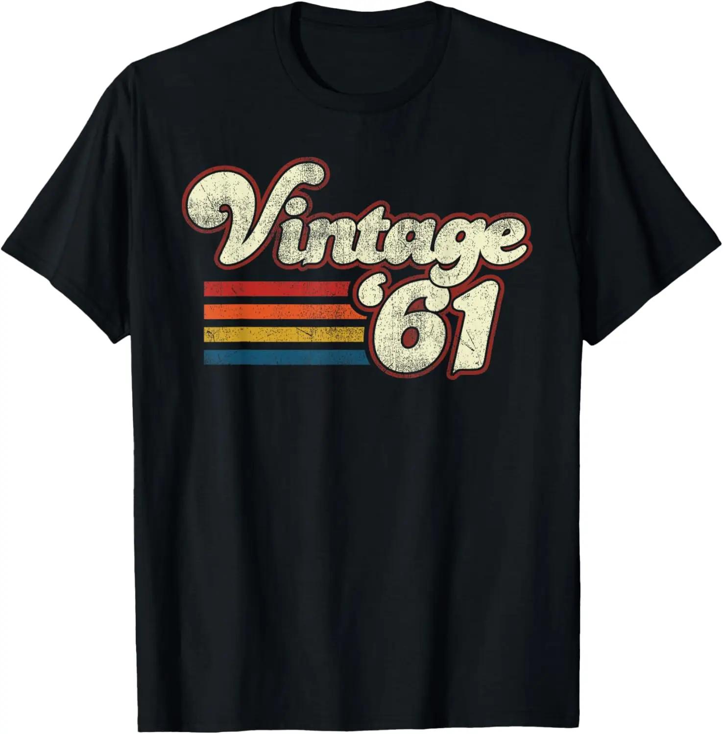 Vintage Tshirt Vintage 1961 Birthday Tshirt Men Women Clo... L