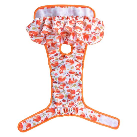 Yousheng Haustierwindel Atmungsaktiv Hautfreundlich Hoch Saugfähig Farbecht Waschbar Anti-Belästigung Polyester Welpen Hygienehöschen Hündin