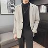 Sacou Casual Slim Fit pentru Bărbați Stil Coreean – Aspect Trendy Matur de Primăvară/Toamnă