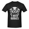 Unisex Vintage I Have Rabies Bat Funny Meme Quotes T Shirt Streetwear Oversized Cotton Sleeve Custom T Shirt Unisex