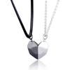 Necklace - Afl - Lovers Heart Pendant Couple Long Distance Magnetic