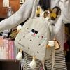 Schoolbag Cute Ugly Cute Cartoon Funny Little Schoolbag Female Niche Soft Sister Corduroy Student Backpack Autumn and Winter Girl Backpack