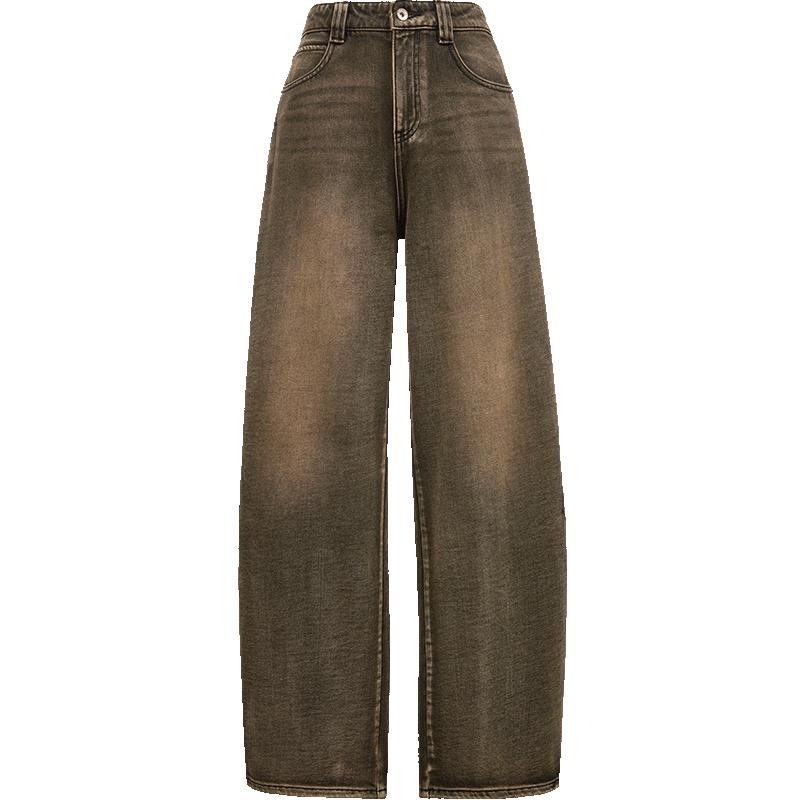 

VEROMODA Women s High-Waist Distressed Wide-Leg Jeans M