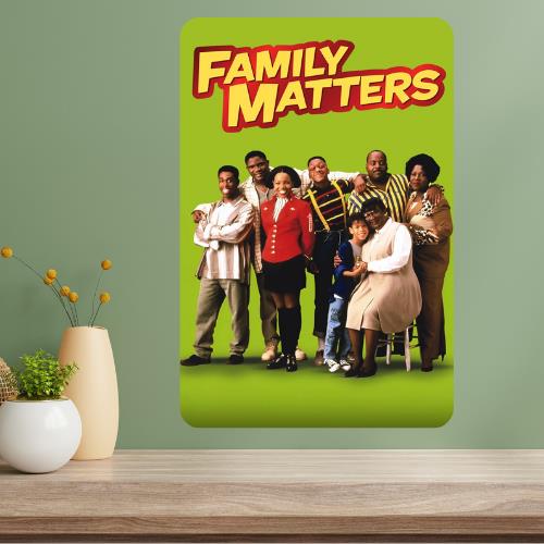 Family Matters Classic TV Show Metal Poster Sign 20x30cm(7.8x11.8inch)