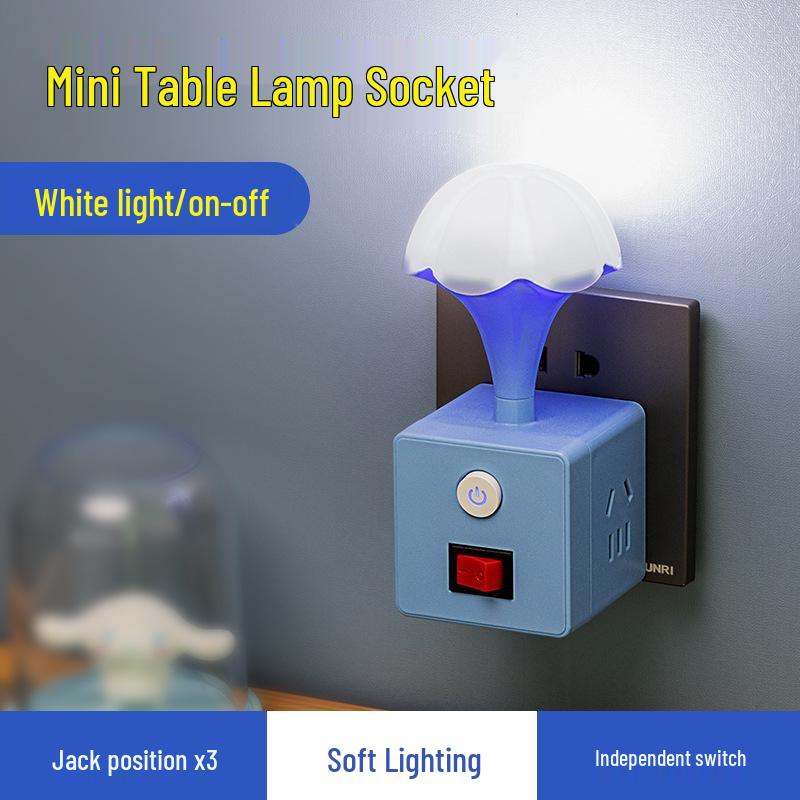 Multifunctional Cube Power Strip with USB and Night Light