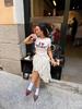 2025 Autumn/Winter European & American Ruffle Polka Dot Maxi Skirt for Women