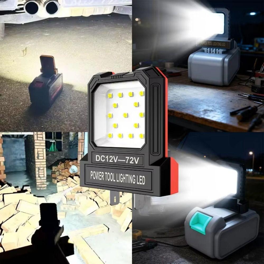 Universal LED Work Light Adjustable Portable Work Lights for Makita/Milwaukee/Dewalt/Bosch