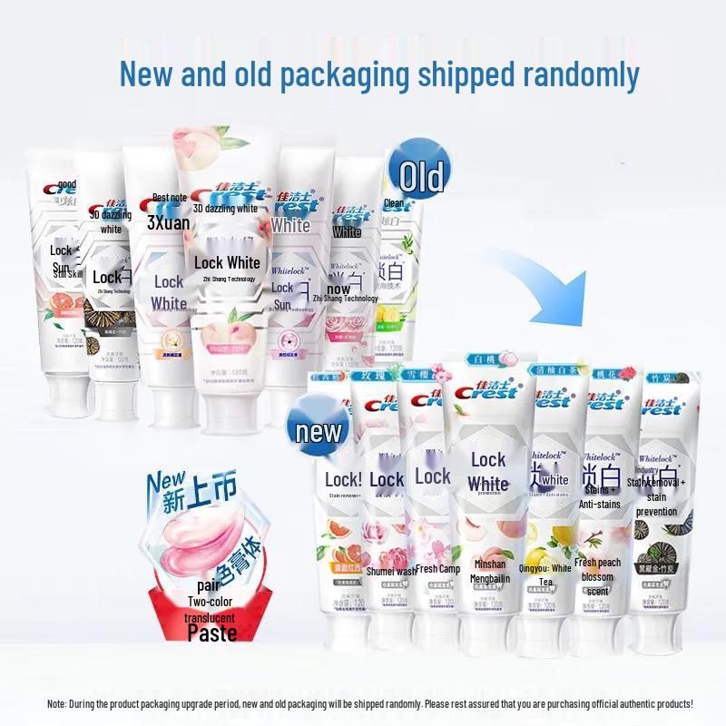 Crest Zweifarbige aufhellende Zahnpasta