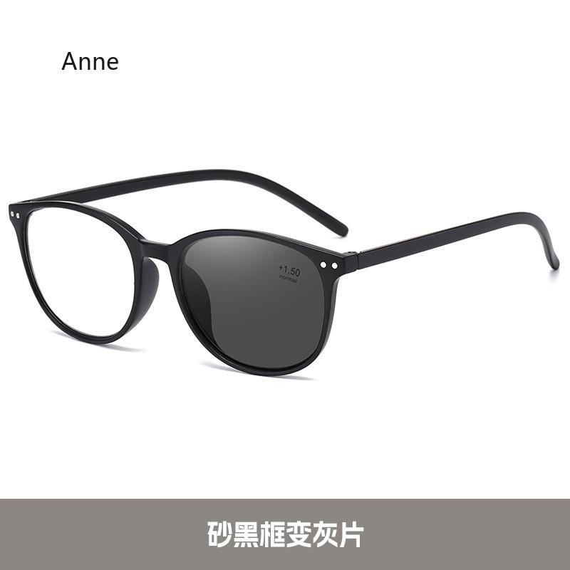 Lightweight Small Round Reading Glasses Eyeware High Quality Women Anti Blue Light Eyeware Photochromic Prescription Eyeglasses