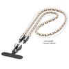 Phone Lanyard Charger Cable 240W Fast Charging Type C to Type C Wire Nylon Weaving with Zinc Alloy Lock Anti Theft