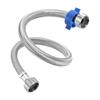 and Cold Water Faucet Inlet Hose Flexible Supply Line for Home Use 60cm