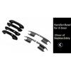 Car Handle Cover for Volkswagen VW Golf 8 Mk8 2020 2021 2022 Gloss Black Smart  Sticker Trim Car Protective Film Accessories